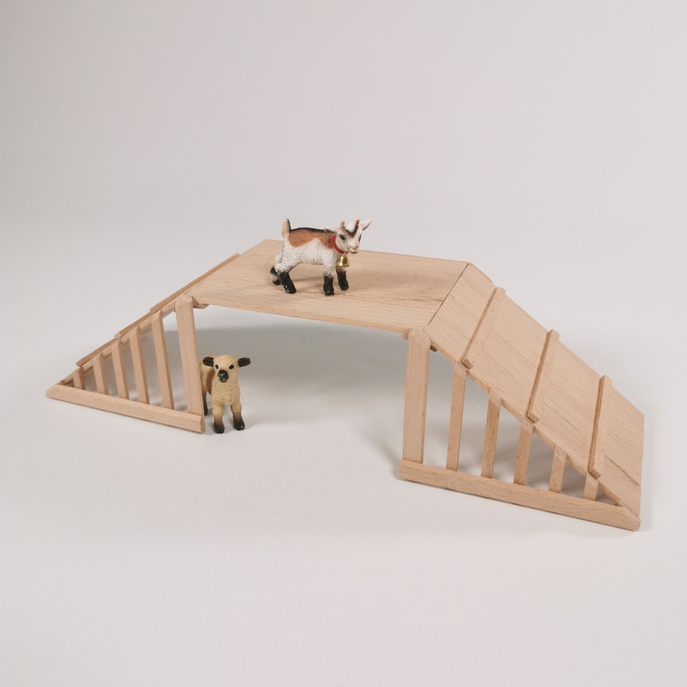 Kletterbogen für Ziegen im Maßstab von Schleich® Tieren