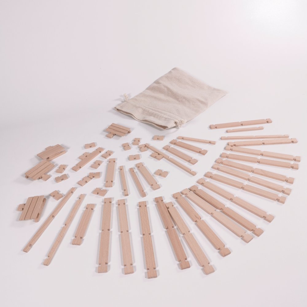 Steckbrettchen aus Holz – Bausatz passend für Schleich® Pferde