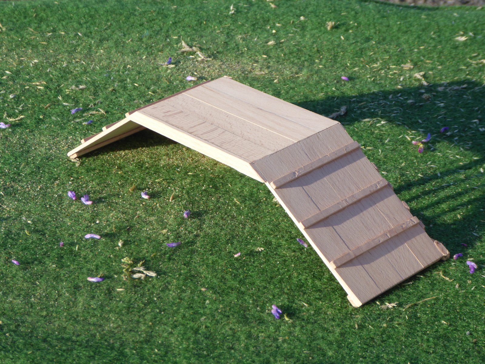 Rückseite Kletterbogen aus Holz