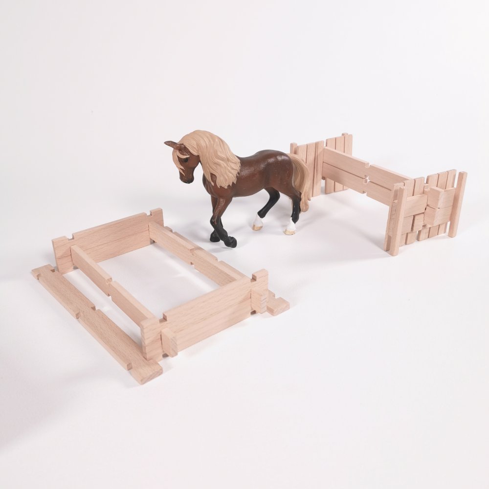 Spring Parcourse Bausatz aus Holz – passend für Schleich® Pferde