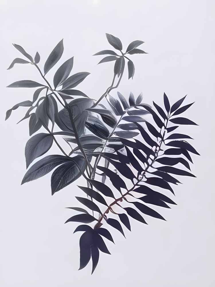 Japandi Pflanzen Wandbild 