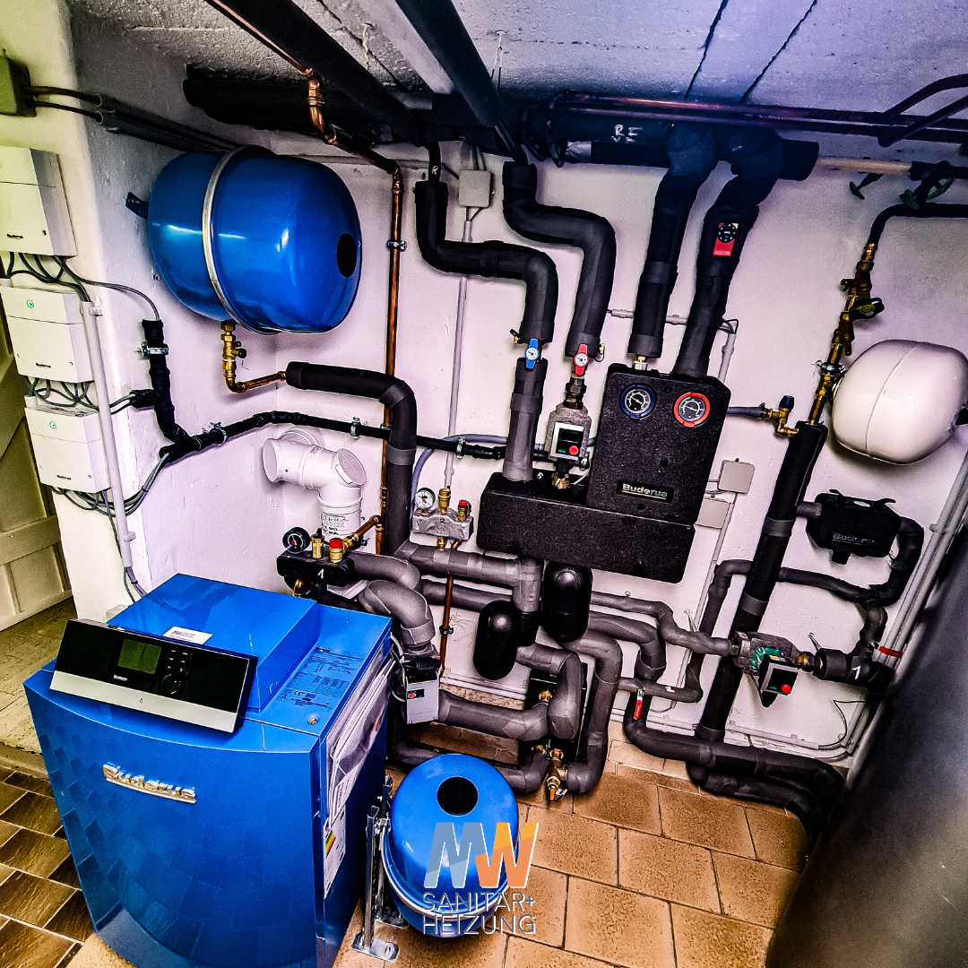 Gas-Brennwertheizung mit mehreren Heizkreisen