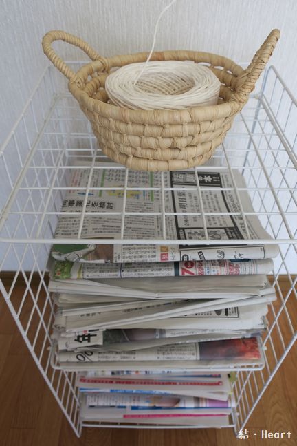 新聞 チラシ 保管 ラック 100均