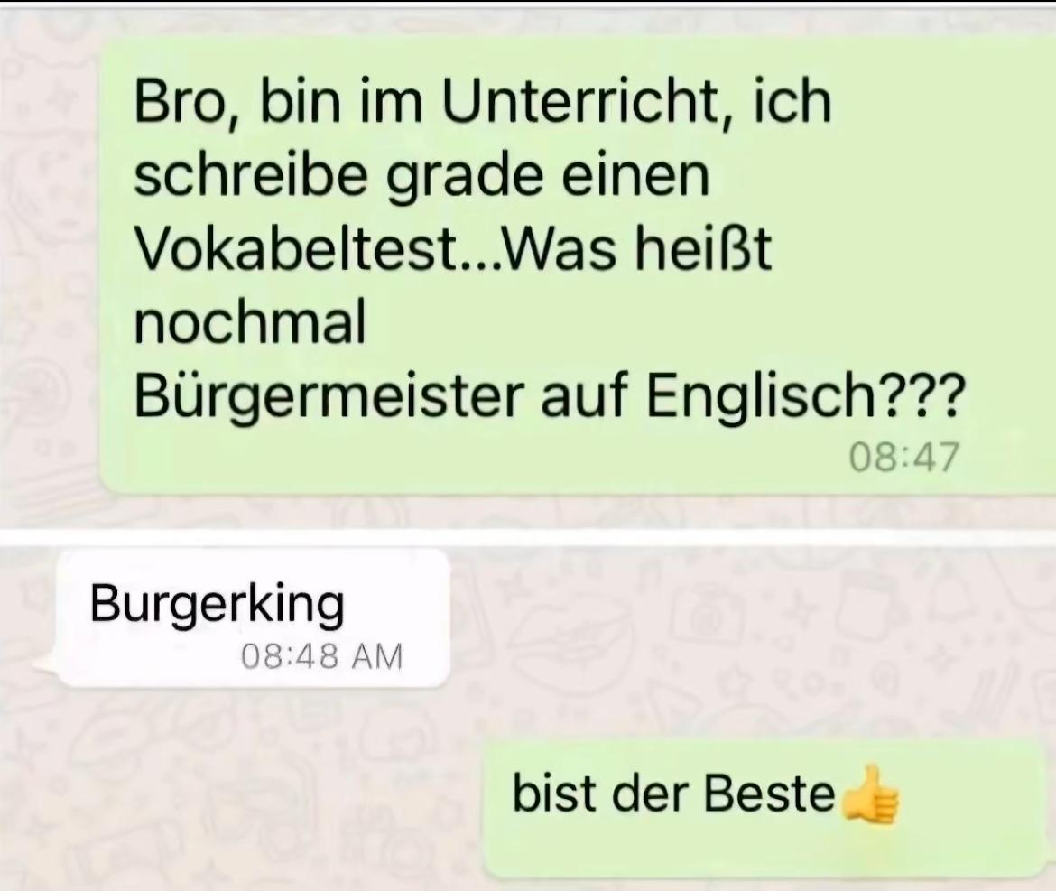 Bro ... ist der Beste!