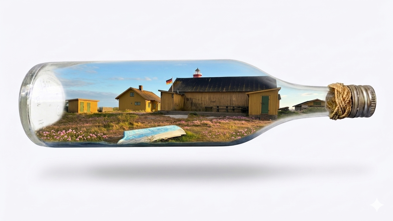Flaschenpost von SY Dwarskop