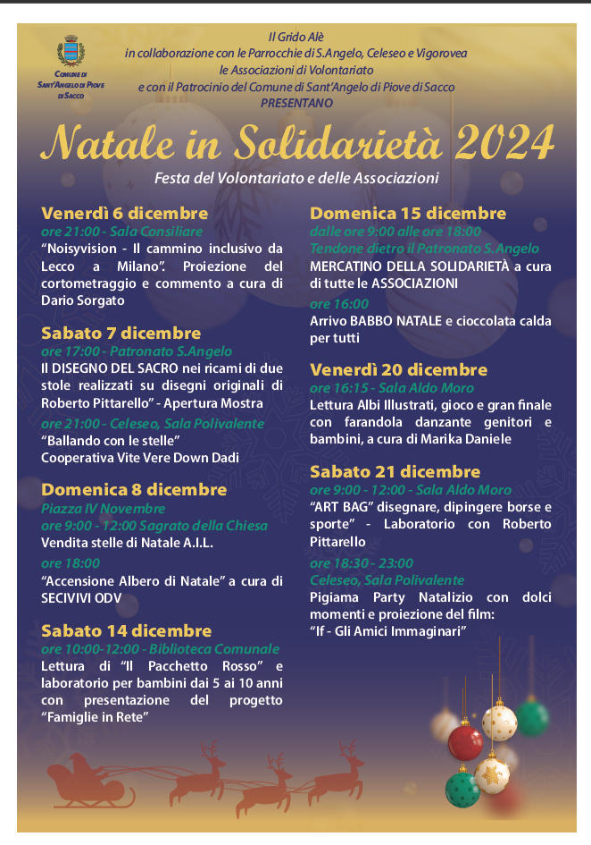 Natale in Solidarietà 2024