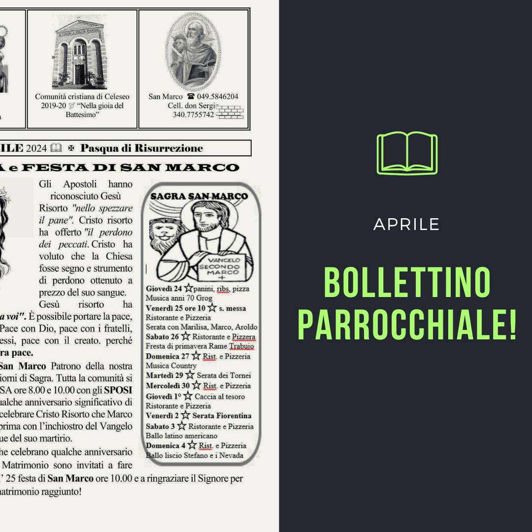 Bollettino Parrocchiale APRILE