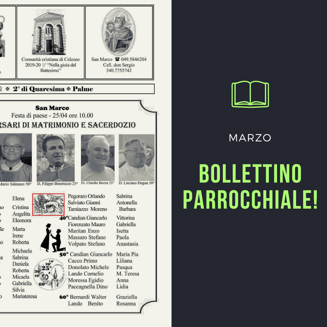 Bollettino Parrocchiale MARZO