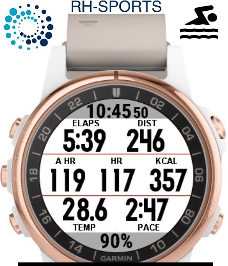 swimming with garmin fenix 5