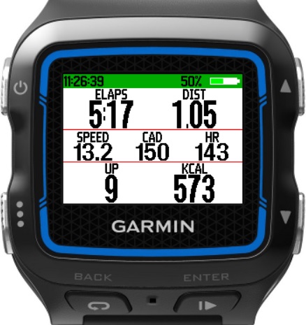 garmin 235 skiing