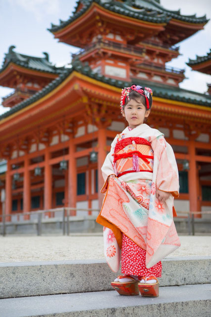 七五三 着物 レンタル 京都 舞妓セット ７歳 ５歳 ３歳
