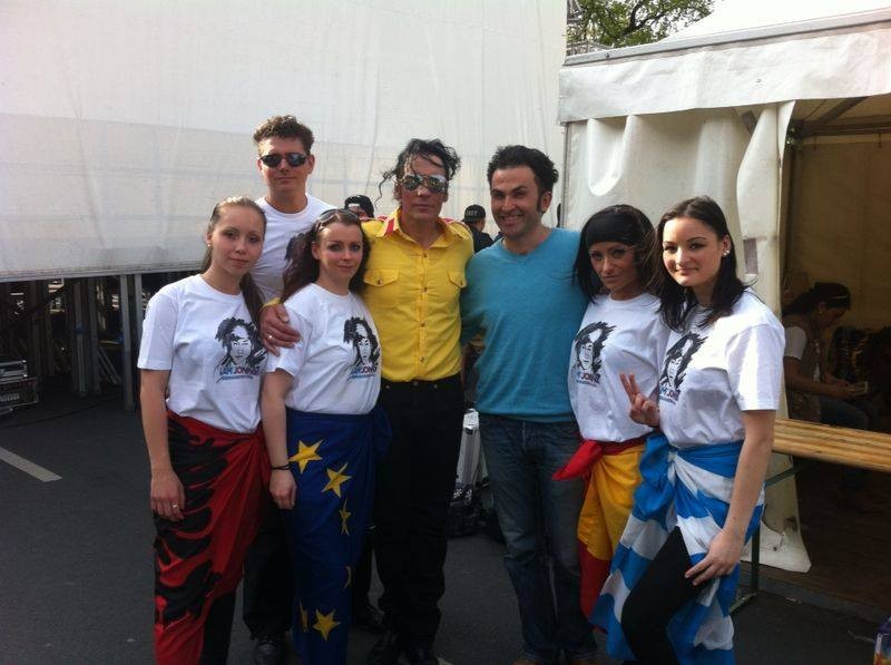 JW with the MJSP Dancers and Fatih Cevikkollu