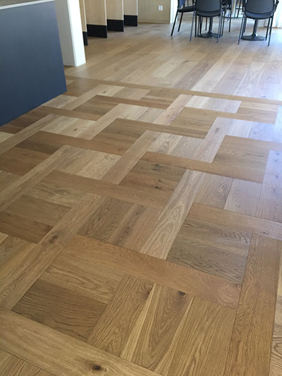 Flechtboden Eiche geölt