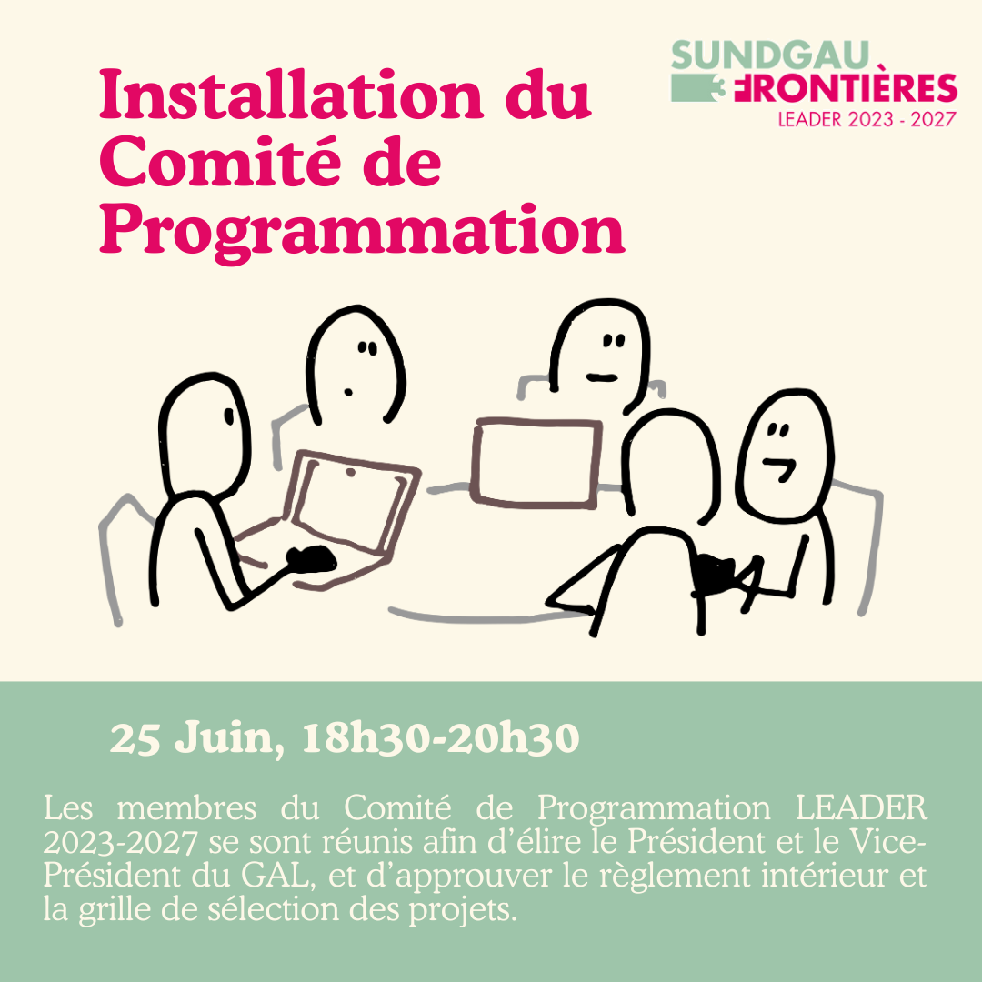Installation du Comité de Programmation LEADER 2023-2027