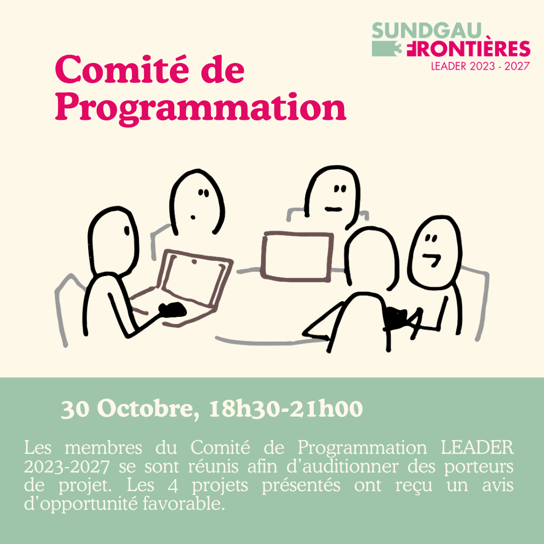 Comité de Programmation du 30 octobre 2024