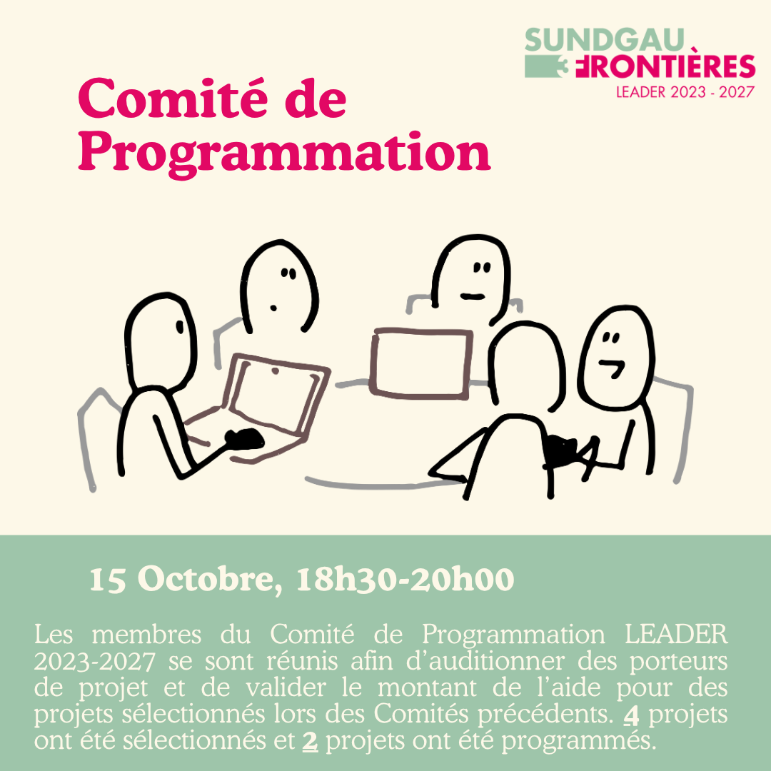 Comité de Programmation du 15 octobre 2025