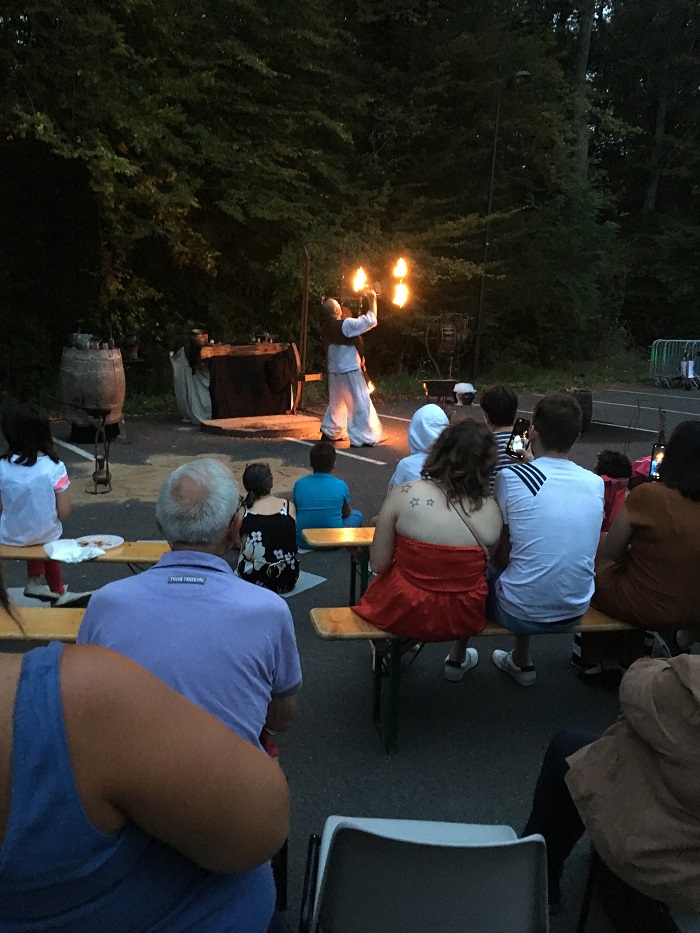 Marc Andrien, dit "Marco", nous a captivé avec ses tours de feu