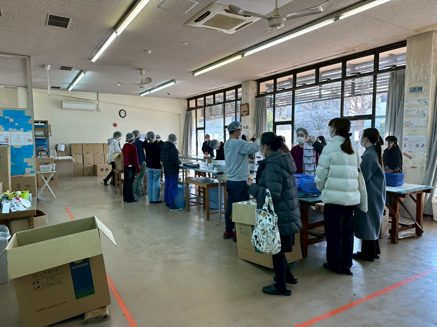 大阪大谷大学の学生の皆さんが施設見学に来られました