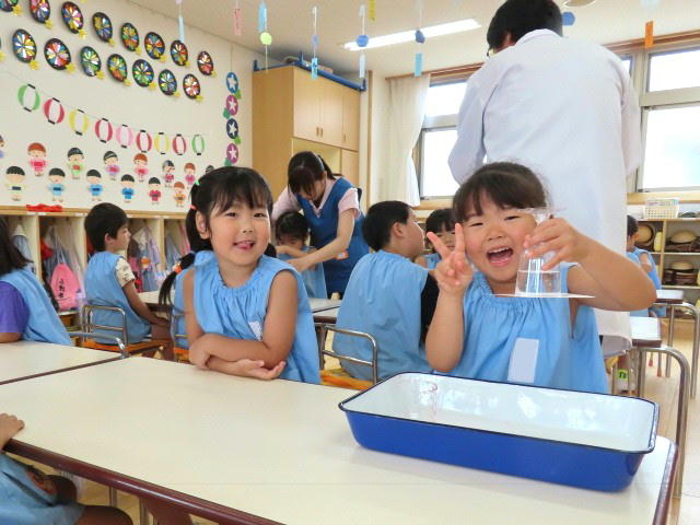 7月の科学マジック体験