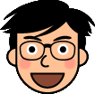園長先生の顔のイラスト