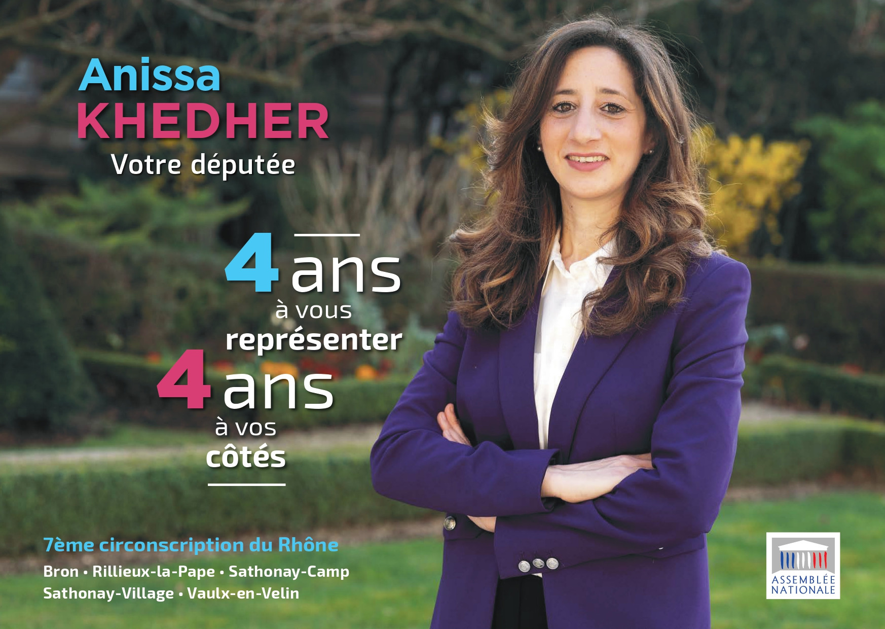 « 4 ans à vous représenter, 4 ans à vos côtés ». Retrouvez mon bilan de mandat ⤵️