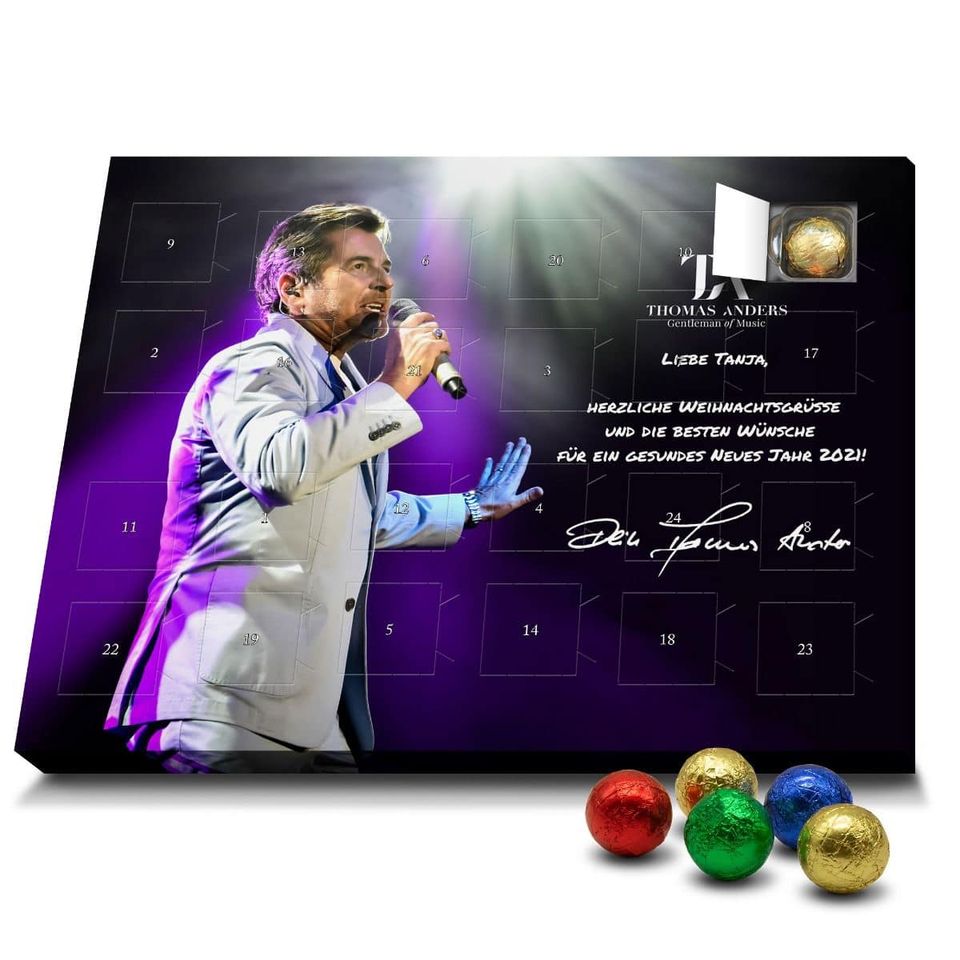 Thomas Anders Adventskalender (Schokolade) personalisierbar