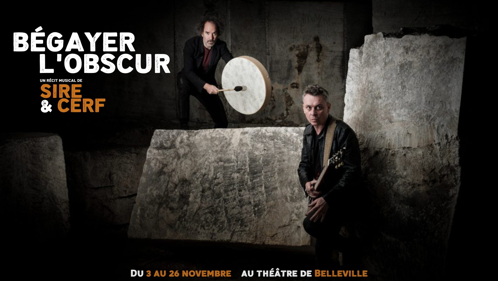 [live] David Sire & Cerf -Bégayer l'obscur au Théâtre de Belleville 