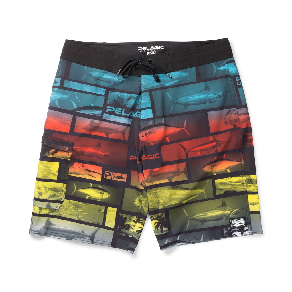 Pelagic wedge boardshorts top
