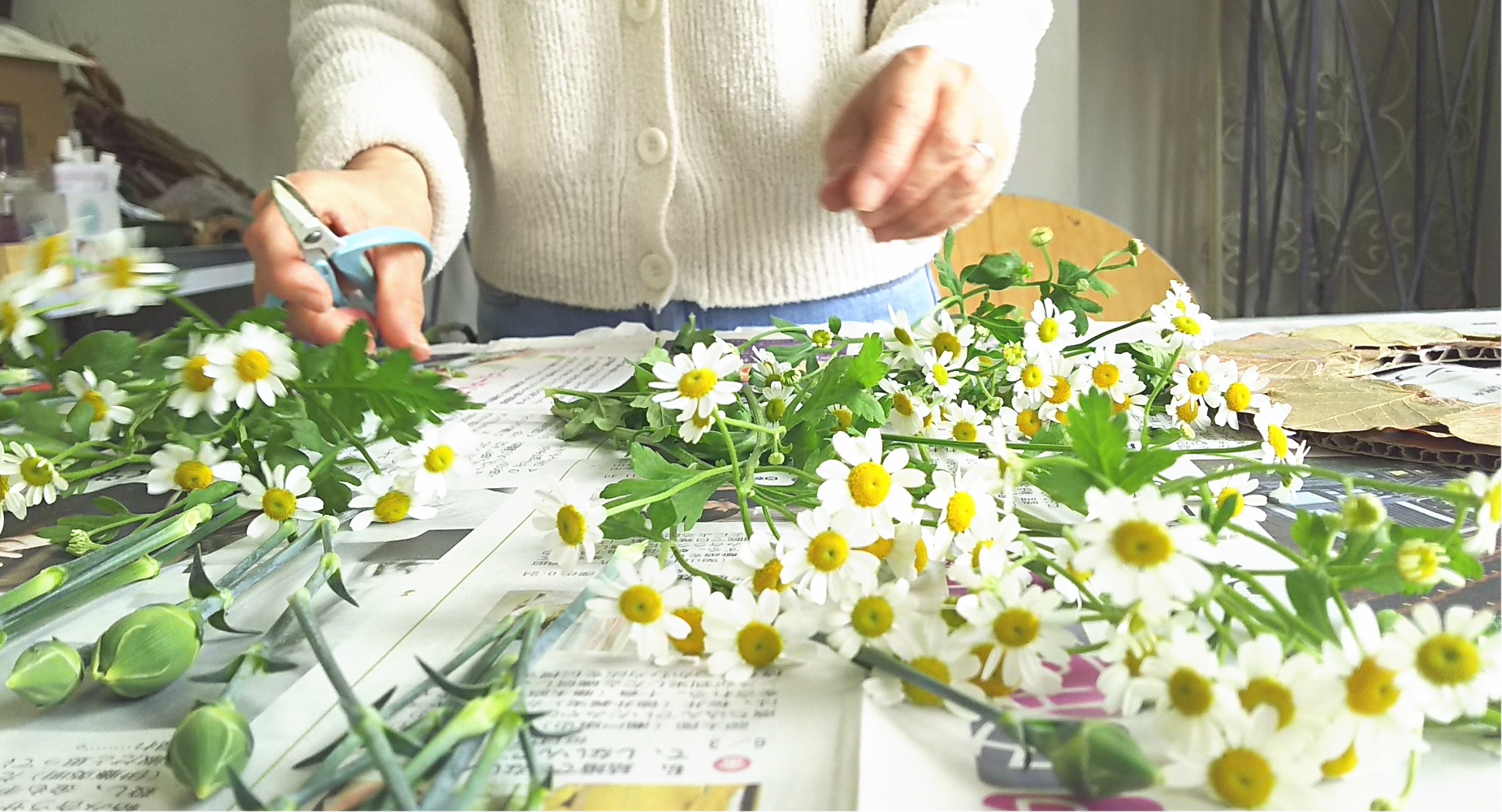 神戸のフラワーデザインスクール 花萌にしむらゆき子花教室 Kamoe Flower Desgin Lob