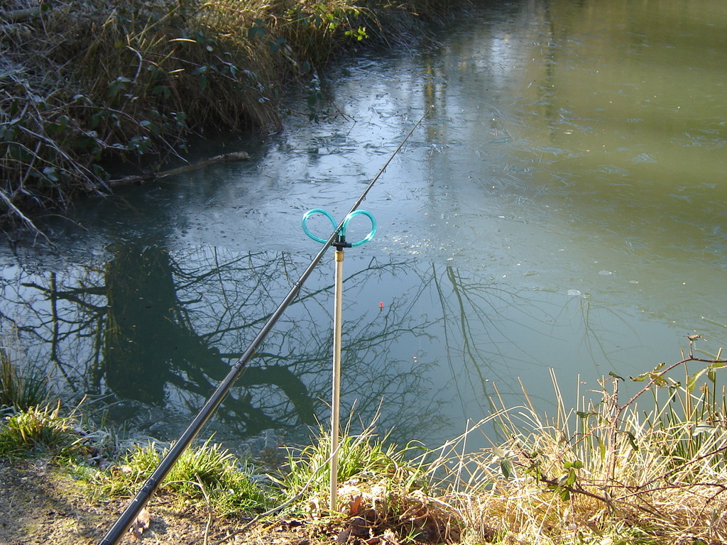 Fishing throught the ice