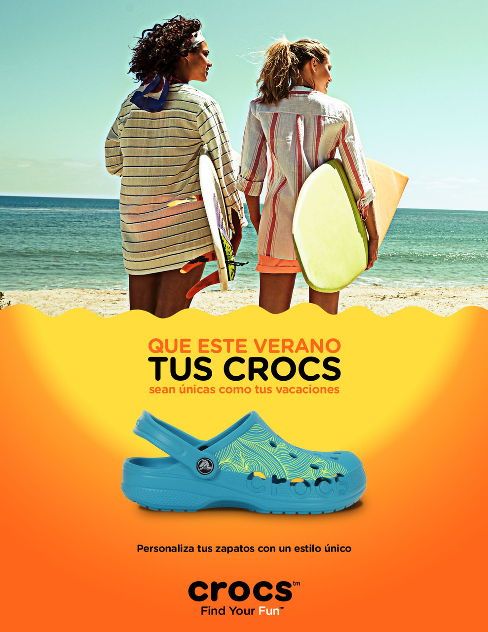 AGENCIA SECRETA & GOMEZLEE Panamá / Cliente: Crocs / Print Verano