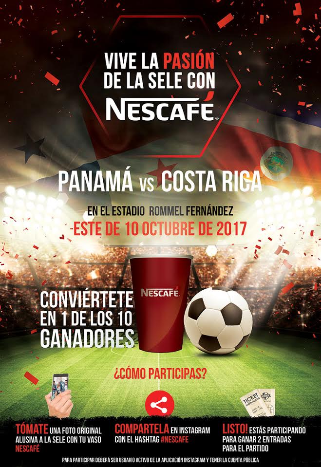 GOMEZLEE MARKETING PAN / Cliente: Nestlé / Print Nescafé / Selección Panamá
