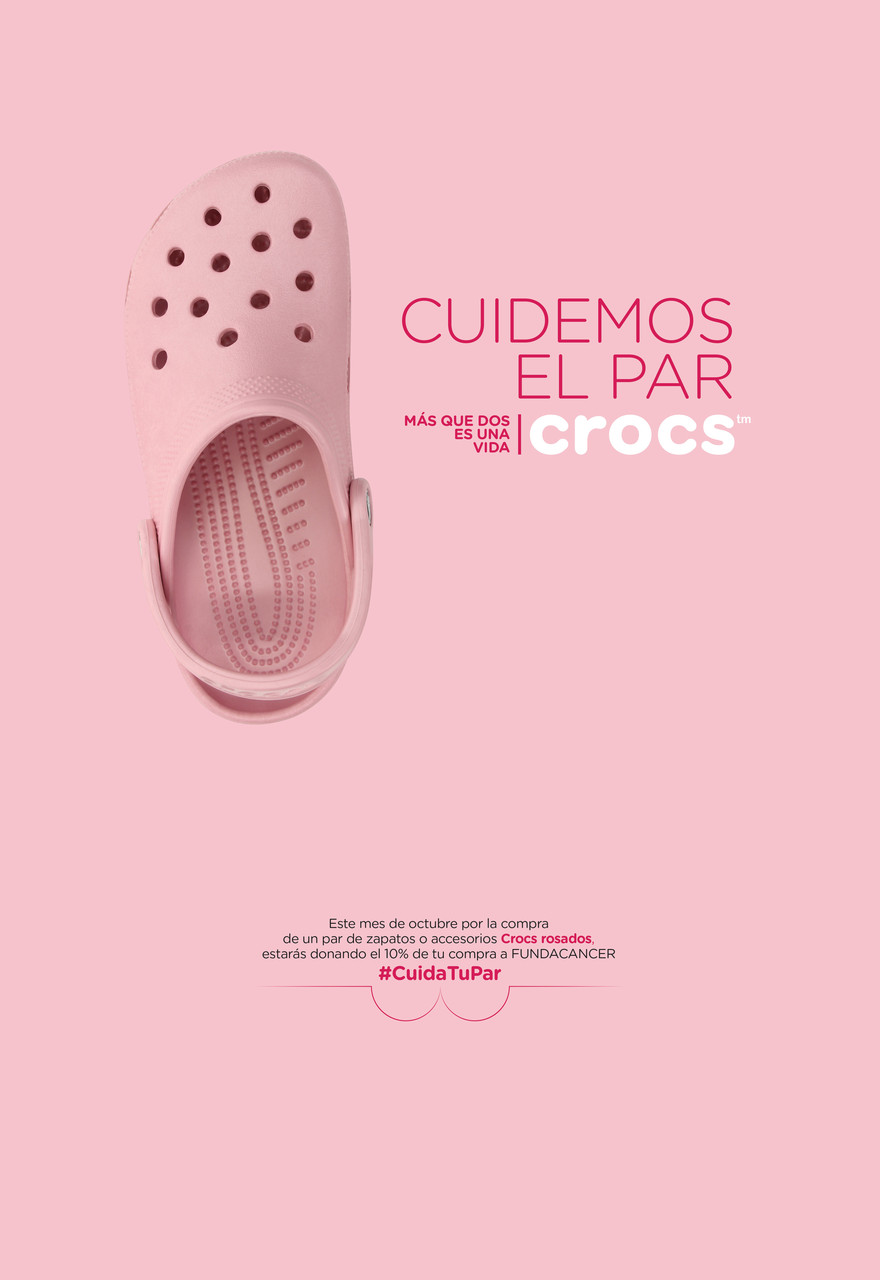 AGENCIA SECRETA & GOMEZLEE Panamá / Cliente: Crocs / Print Campaña Cáncer de Mama