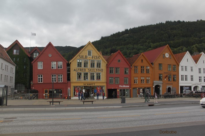 Bryggen - die wohl am meisten fotografierten Holzhäuser der Stadt Bergen