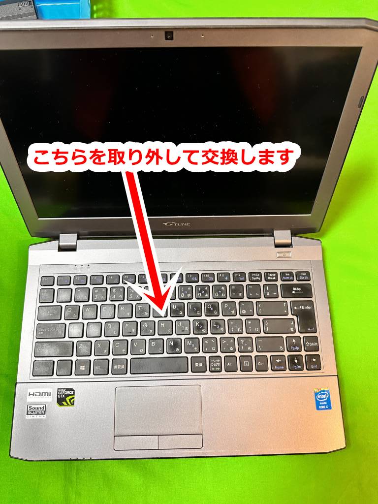 ジャンクゲーミングノートPC W350ST ⚠️キーボード故障【修理・部品取りに】 Junk] I fixed a stylish mechanical keyboard and tried to