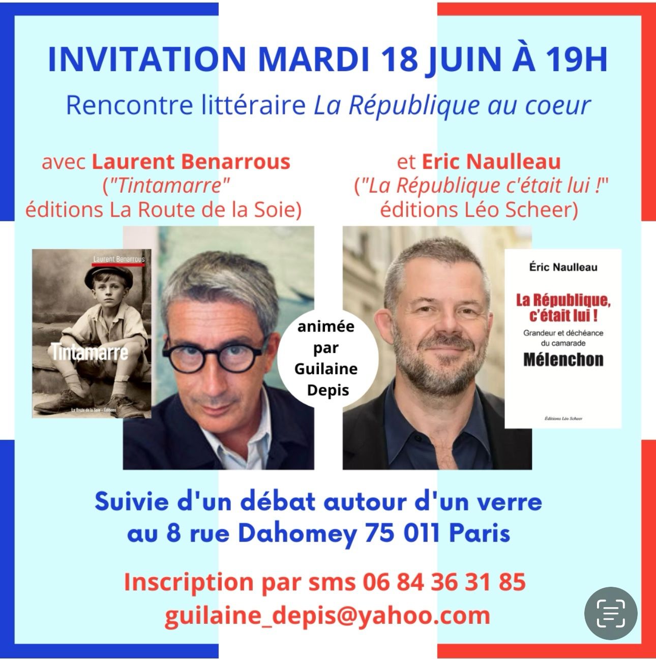 Retour en images sur la rencontre entre Eric Naulleau & Laurent Benarrous