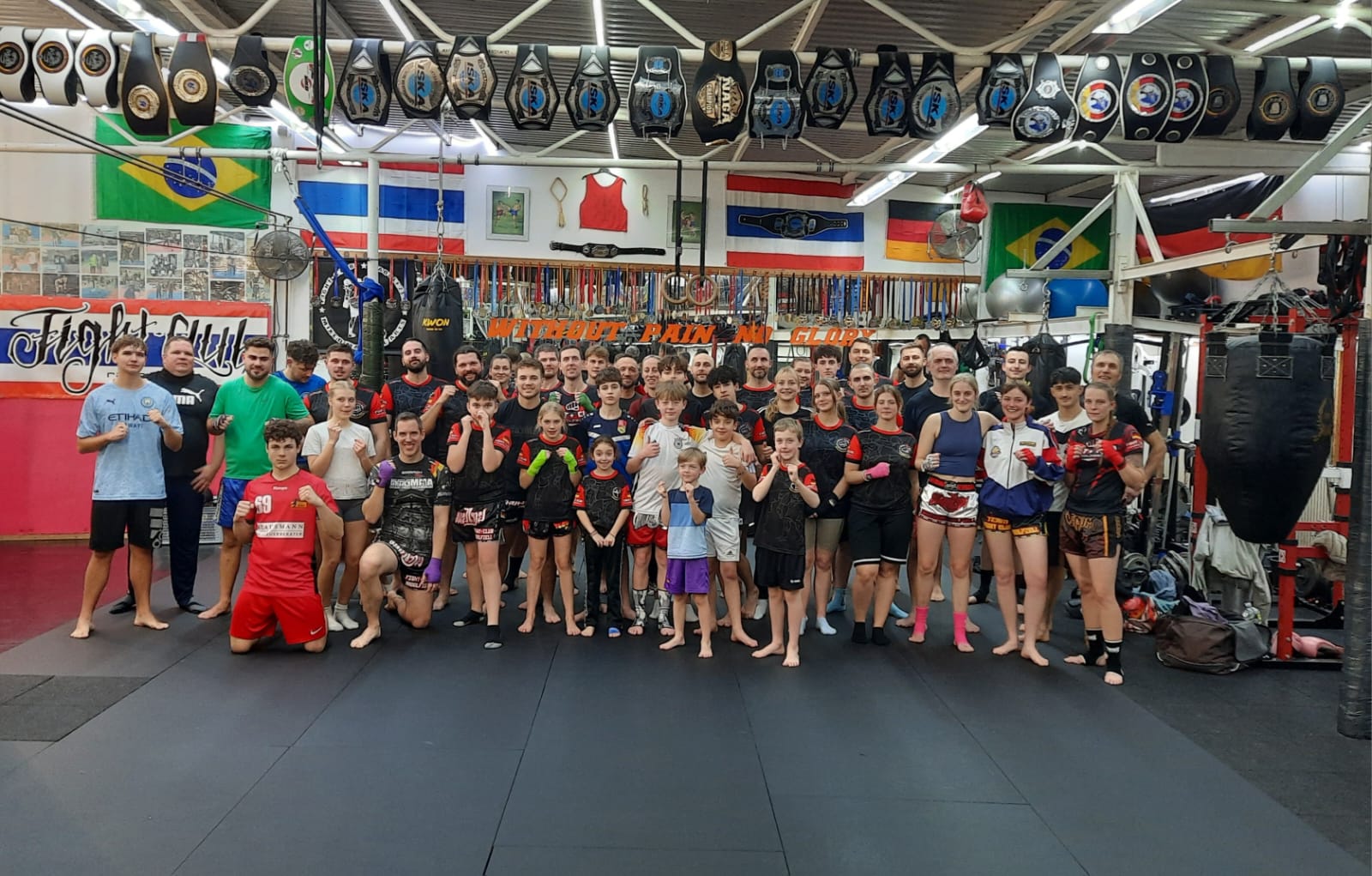 Letztes Training im alten Gym am 19. Dezember