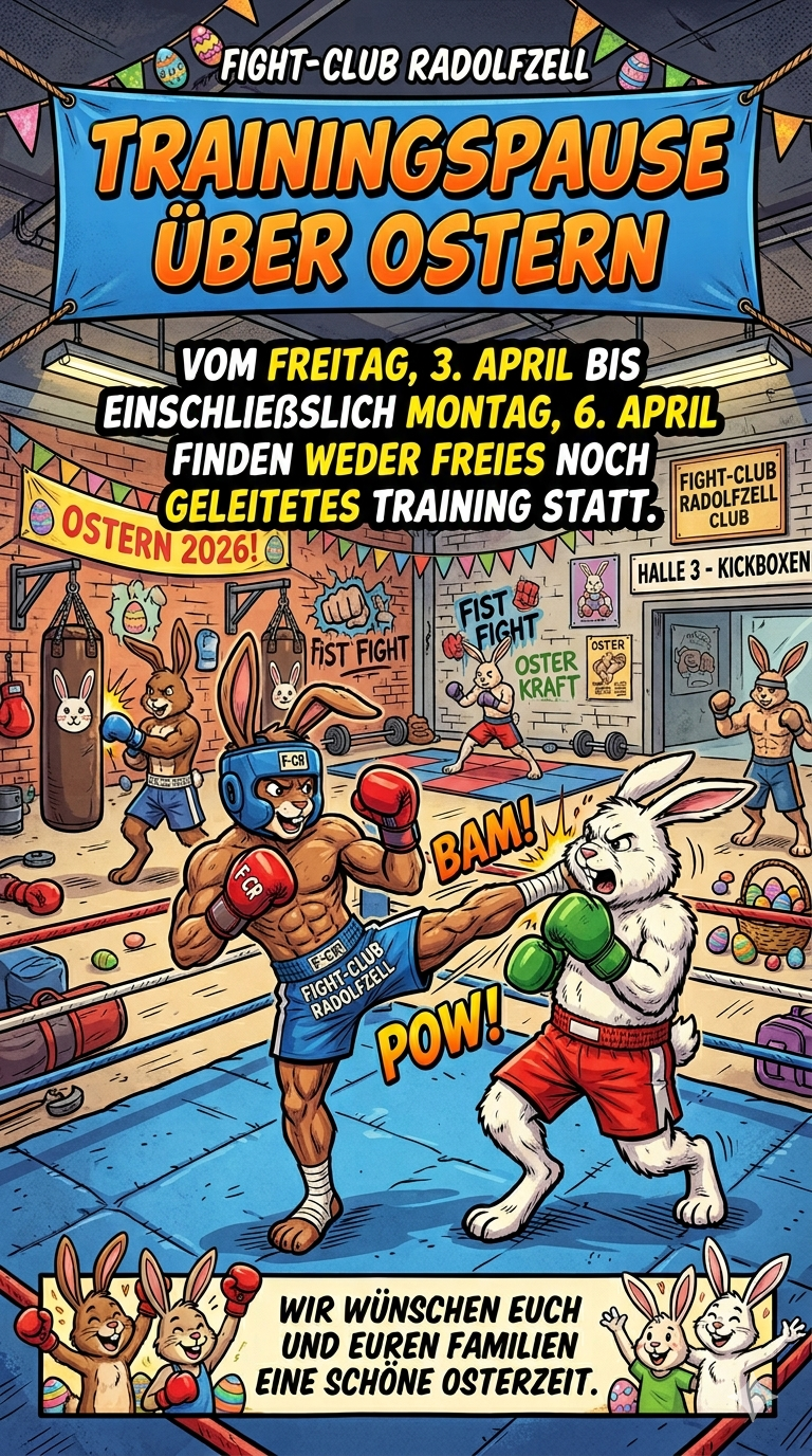 Trainingspause über Ostern