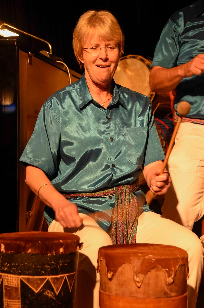 Tschäbby am "African Triple Set"