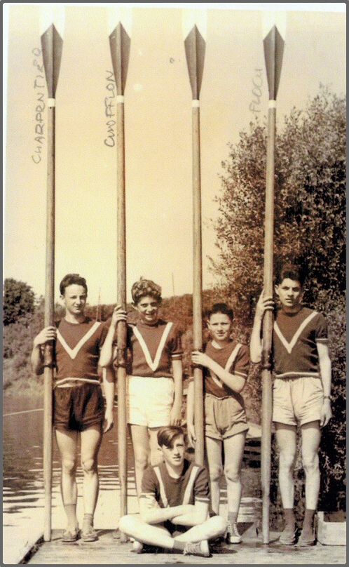 Abellan, Minet, Gaubert, Michler, Roux en 1955