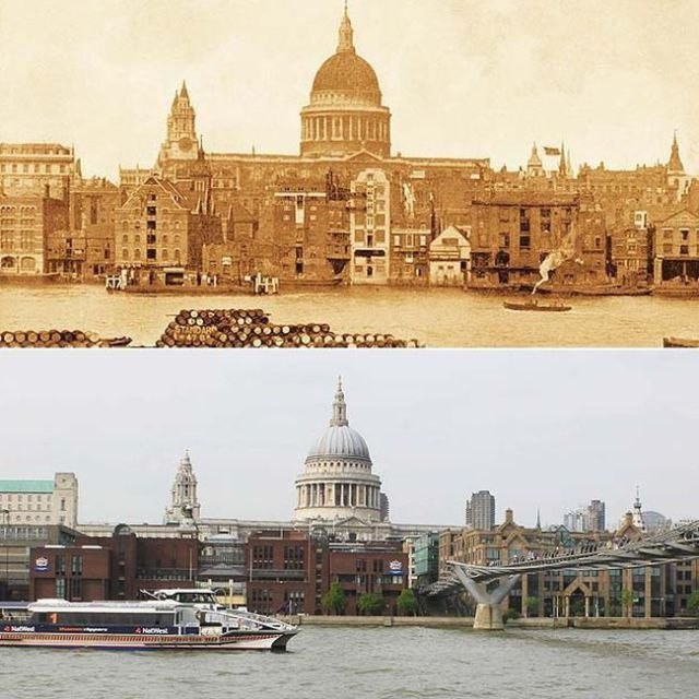 Зміна Лондона протягом століття.