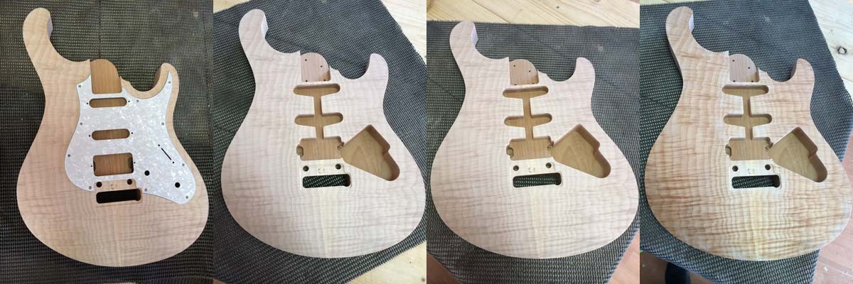 楓メイプル　玉杢　ガラスコート仕上げ 楓メイプル 玉杢 ガラスコート仕上げ