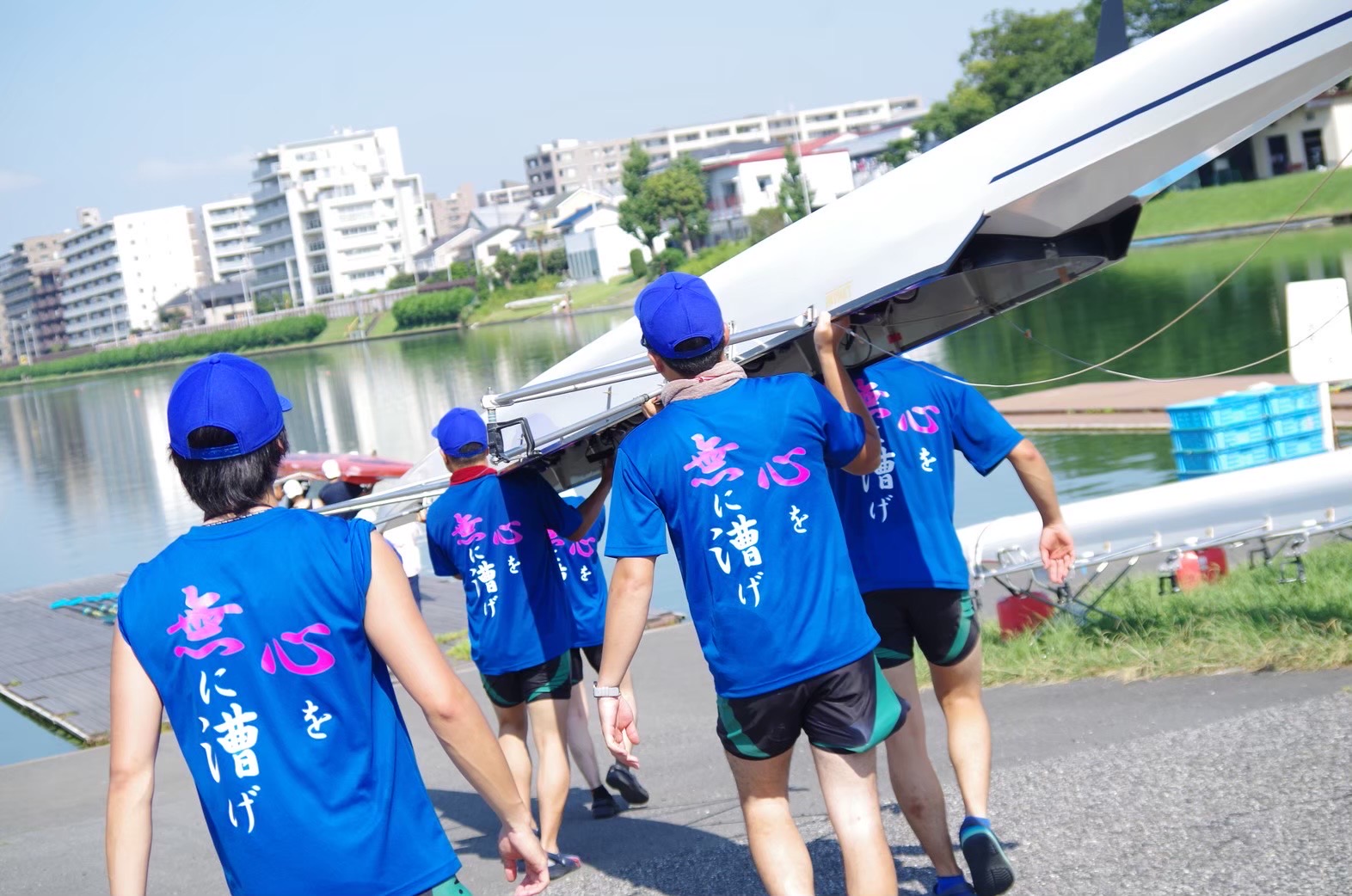 漕艇部Tシャツ こころなし