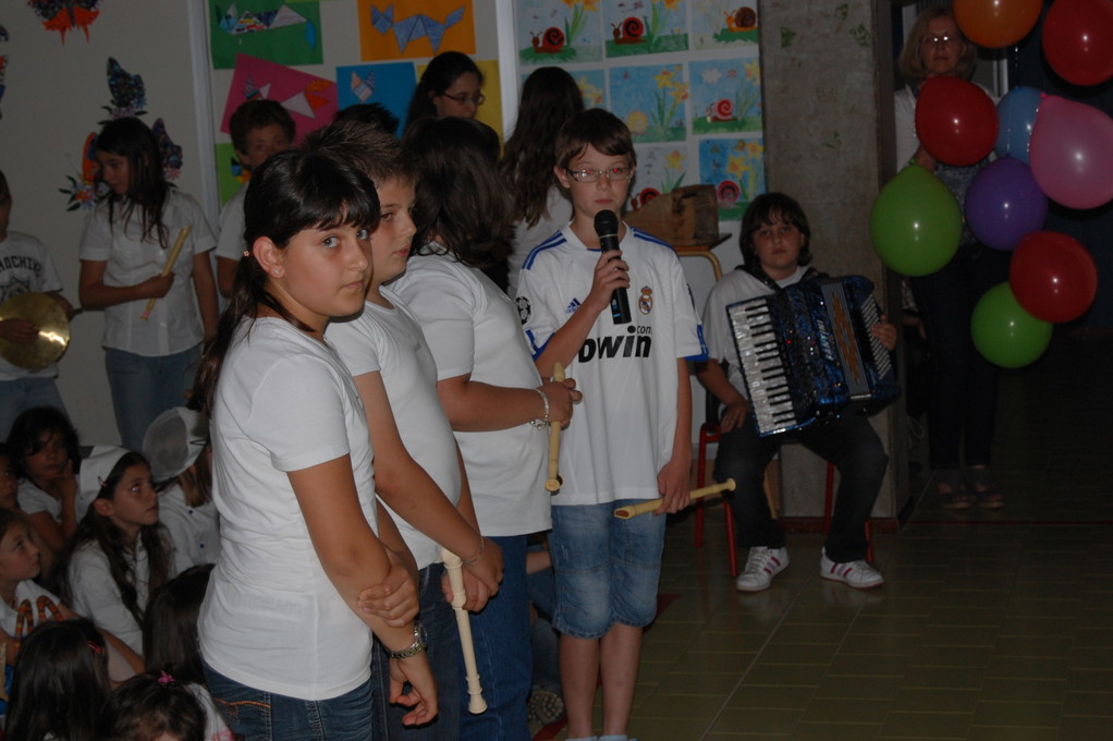 presentazione dei bambini di classe quarta