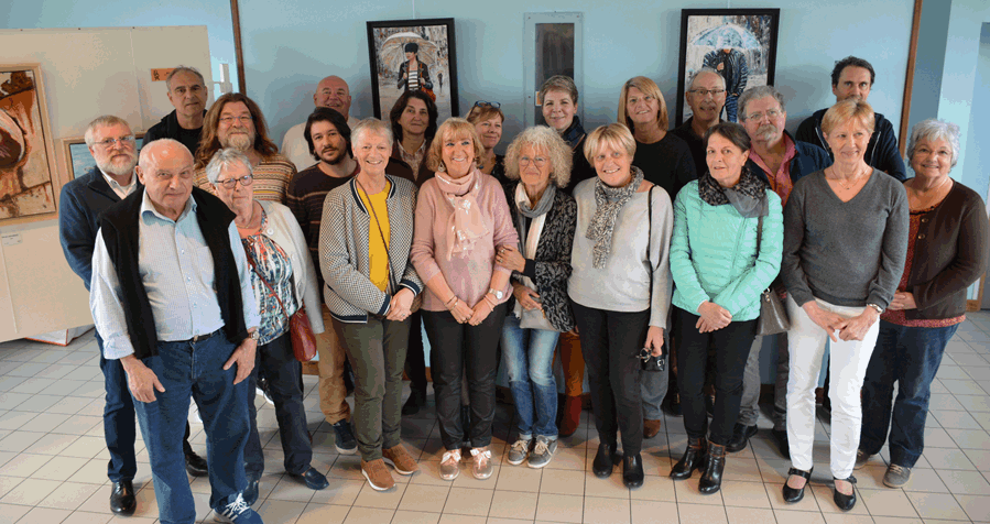 Photo - Le groupe des artistes peintres 2019