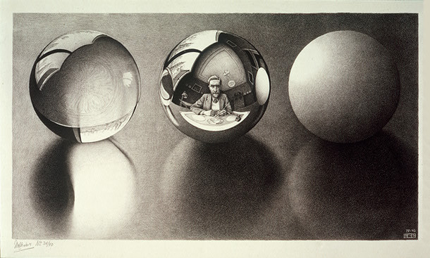 MC Escher, Three Spheres