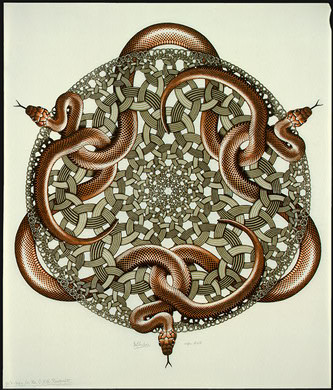 M.C. Escher, Snakes