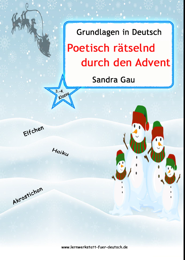 Haiku zu Weihnachten Lernwerkstatt für Deutsch