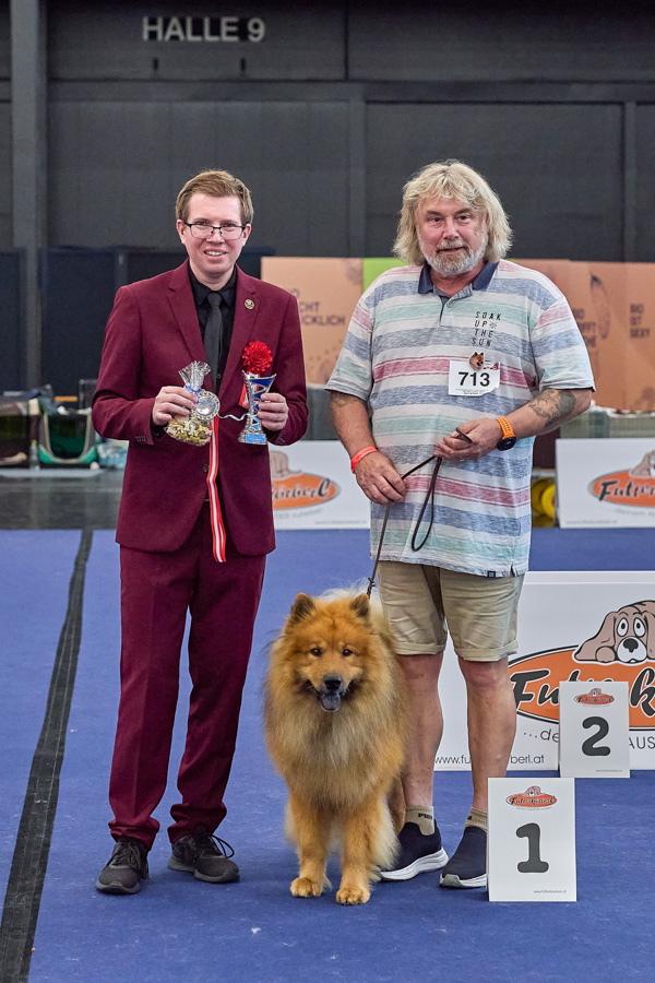 Rüde Veteranenklasse 1. Platz