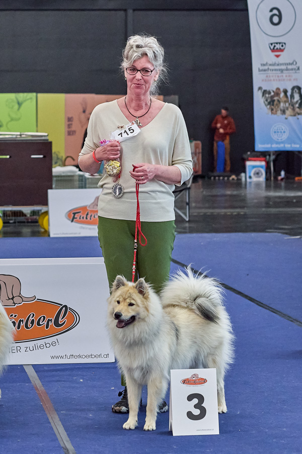 Hündin Jugendklasse 2. Platz